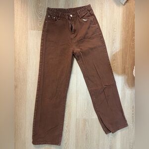Amazon - Brown Straight Jeans